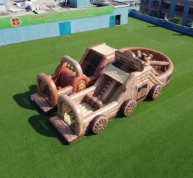 T7-5183 Полоса препятствий надувная в стиле Дикого Запада