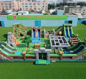 GF3-1544 Надувной парк в стиле Minecraft