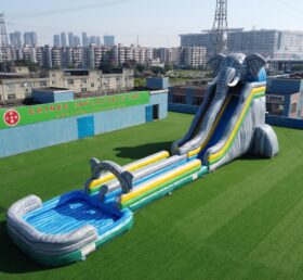 GS2-131 Водная горка гигантских размеров с мотивом слона