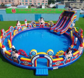Pool3-851 Надувной водный парк бассейн в стиле Астро Боя