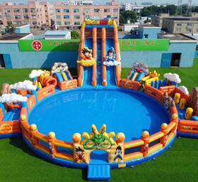 Pool3-868 Водный парк надувной бассейн в стиле Dragon Ball