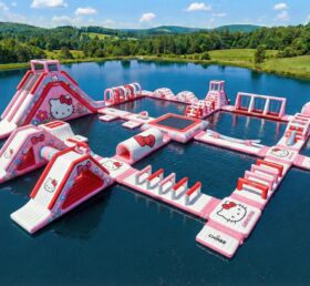 S615 Водный парк с надувными элементами в стиле Hello Kitty