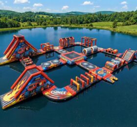 S667 Водный парк надувной в стиле монстра Blaze