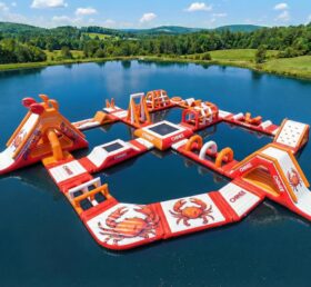 S770 Водный парк надувной с тематикой краба