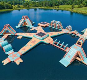 S826 Водный парк с надувной тематикой морской звезды