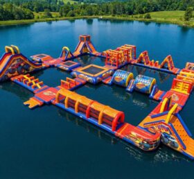 S887 водный парк надувной в стиле Blaze Monster