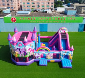 T2-8990 Надувной игровой комплекс My Little Pony с горкой