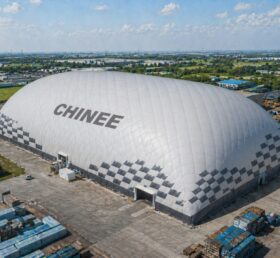 Tent3-105 Большая промышленная воздушная купольная складская конструкция