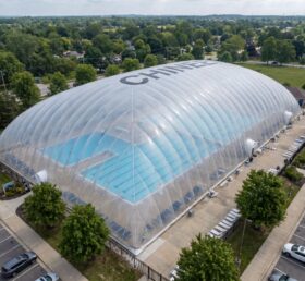 Tent3-117 Прозрачный надувной воздушный купол для накрытия бассейна