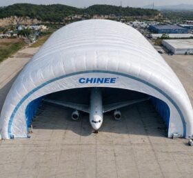 Tent3-120 Большой надувной ангар для самолетов аэрокупол